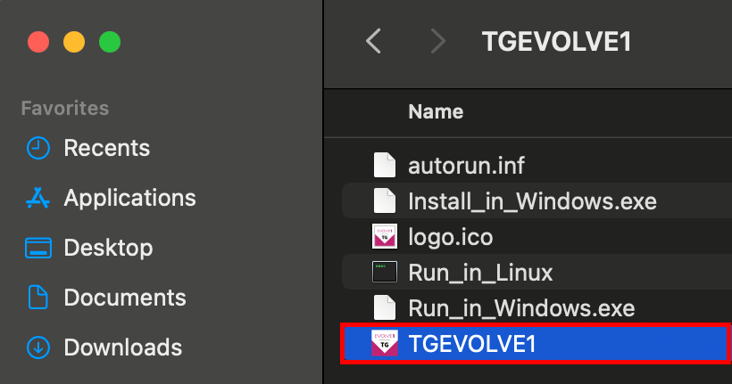 Screenshot highlighting the test generator installer